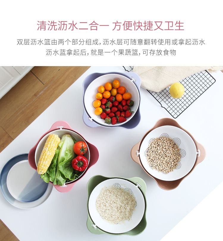 多用沥水果盆 真实实拍图 3