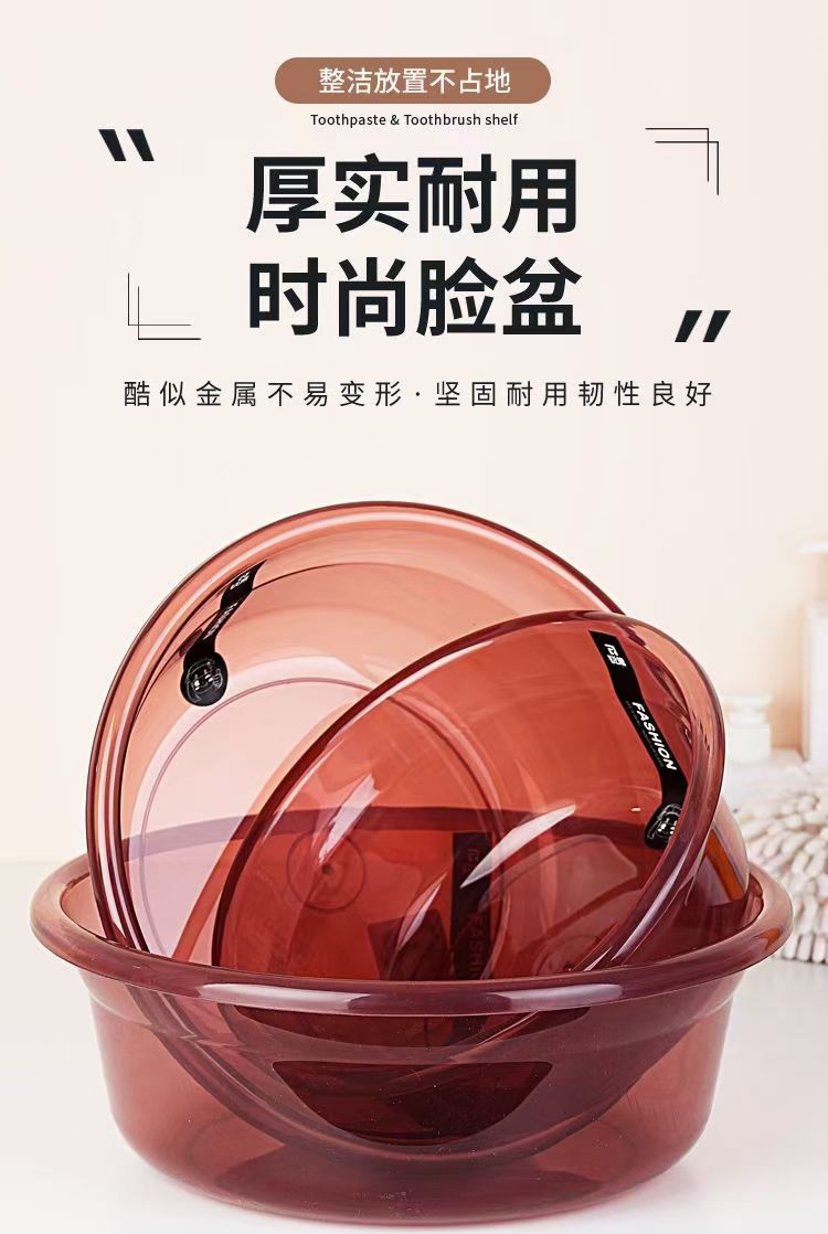 鼓形盆（透明） 真实实拍图 3